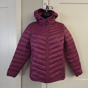 Women's BoulderGear Purple Puffer Jacket Size Medium